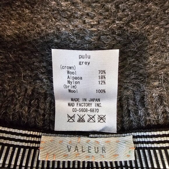 Classic 1920s Fitted, Wool Alpaca Knitted Felted Bell Cloche Hat by Valeur - Picture 5 of 5